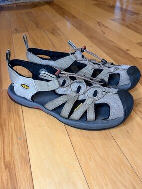 KEEN Newport H2 Men’s Waterproof Sandals Sz 11.5 Taupe Gray Hiking Water Shoes